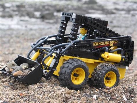 mini lego skid steer|lego skid steer moc.